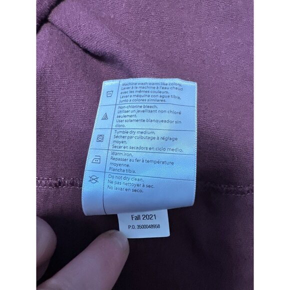 Carhartt Mens Loose Fit Long Sleeve Pocket T-Shirt Burgundy Size L Tall - Picture 7 of 8